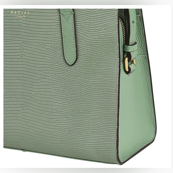 RADLEY Jade Richmond Mews - Faux Medium Zip Around Grab NWOT - Picture 6 of 11